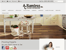 Tablet Screenshot of acramirez.com
